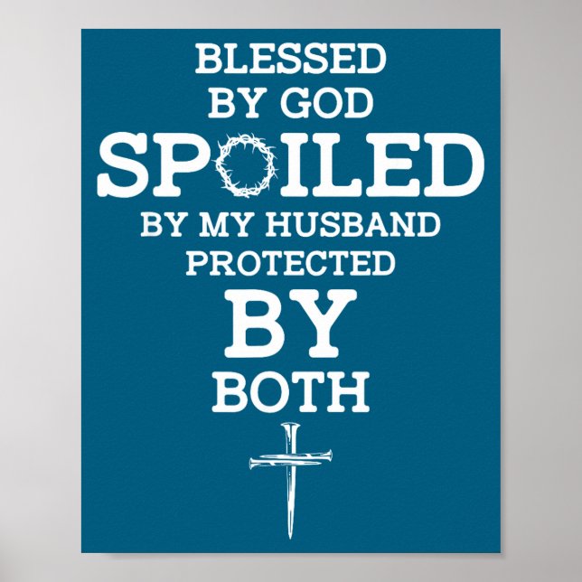 Av Blessed Gud Bortskämd Make Beskyddad Poster (Framsidan)