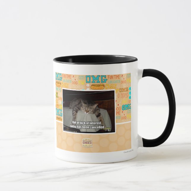 Av brist på intresse mugg (Höger)