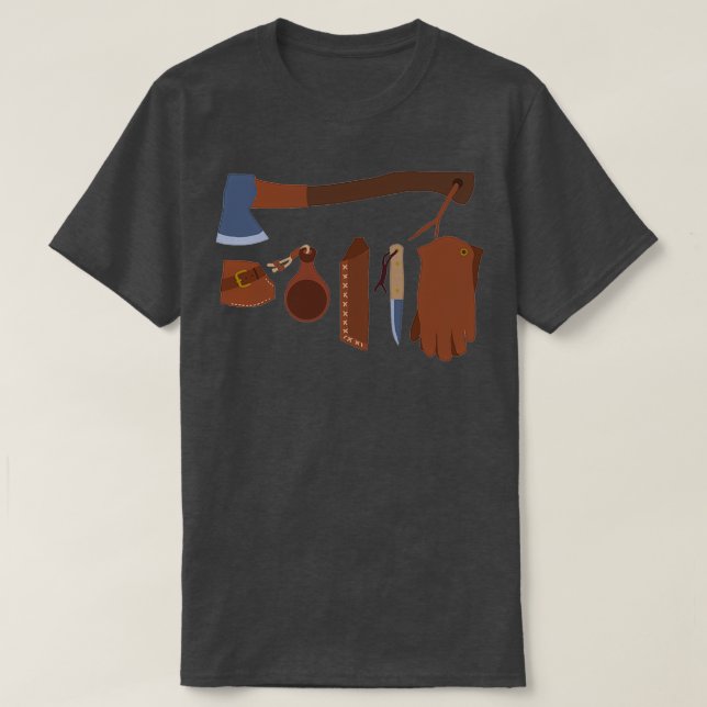 av Bushcraft Kit Survival Prepping Camping Classic T Shirt (Design framsida)