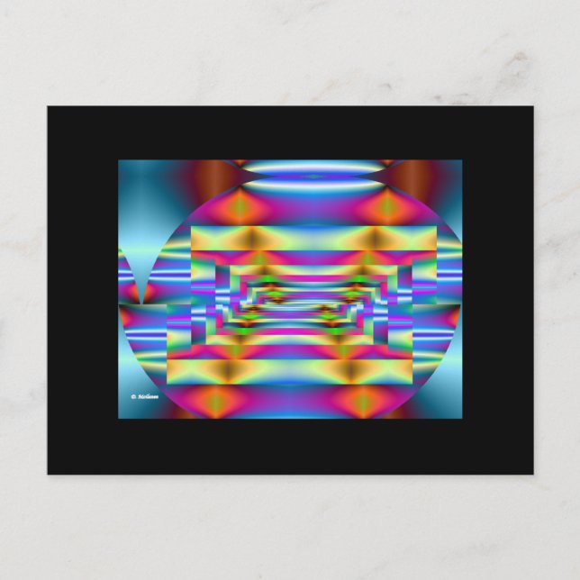 Av center vykort (Framsida)