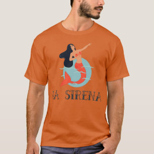 av Chicana Loteria Sjöjungfru T Shirt