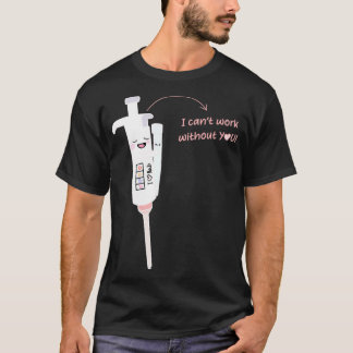 av Cute Micropipett med Loely Tip Laboratory I T Shirt