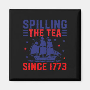 av den 17 juli då Tea spillade sedan 1773 Magnet