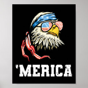 av den 1 juli 2007 om Merica USA flagga Örn Patrio Poster