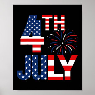 av den 1 juli 2009 i USA flagga Party Poster