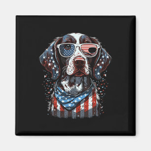 av den 1 juli 2009, Patriotic German Shorthar Poin Magnet