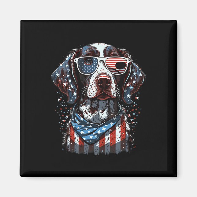 av den 1 juli 2009, Patriotic German Shorthar Poin Magnet (Framsidan)