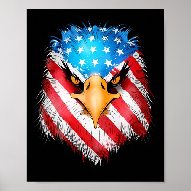 av den 2 juli 2007 om Patriotic Eagle USA American Poster (Framsidan)