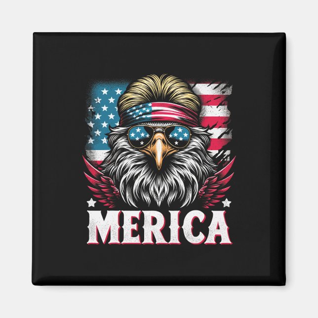 av den 4 juli 2011 om Patriotic Funny Eagle Magnet (Framsidan)