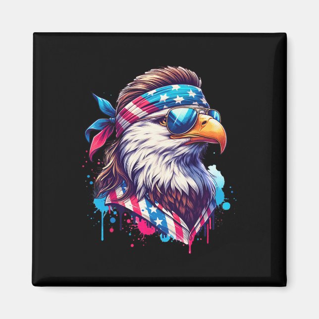 av den 4 juli 2011 om Patriotic Funny Eagle Magnet (Framsidan)