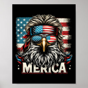 av den 4 juli 2011 om Patriotic Funny Eagle Poster