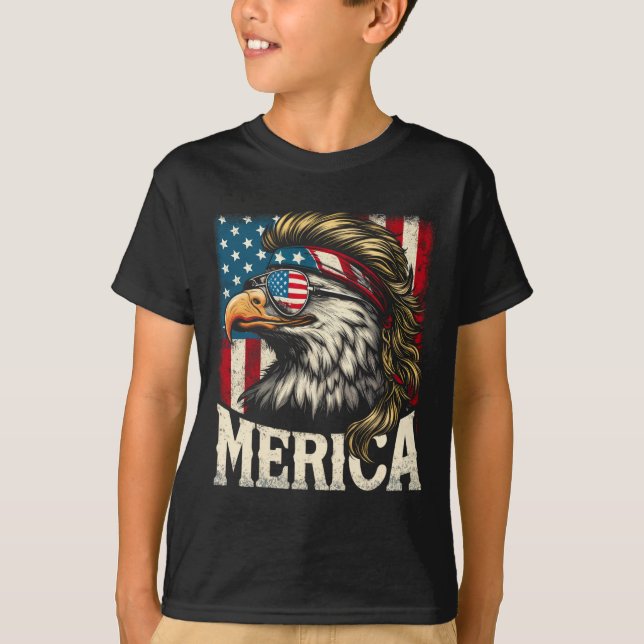 av den 4 juli 2011 om Patriotic Funny Eagle T Shirt (Framsida)