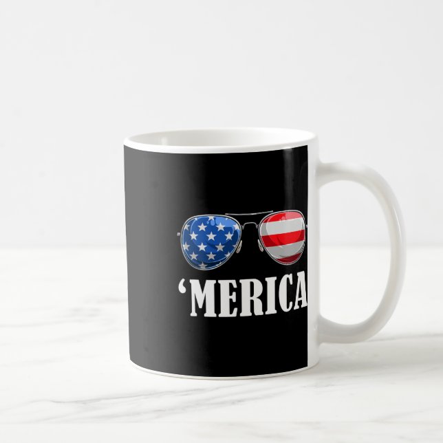 av den 7 juli Amerika Independence day merica Patr Kaffemugg (Höger)