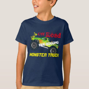 Av den gigantiska lastbilen för vägcoola tee shirt