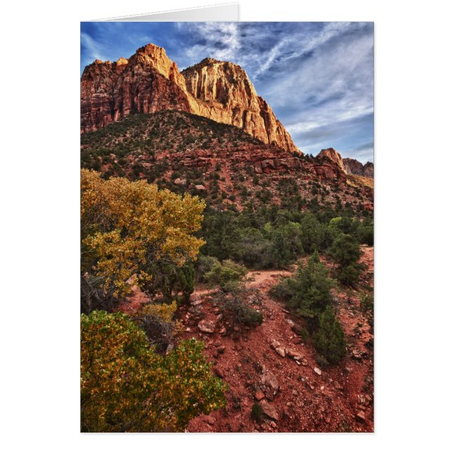 Av den slagna Väg Hälsningskort (Framsidan)