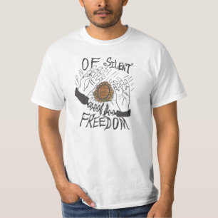 Av den tysta frihetsskjortan - bekläda & dra tee shirt