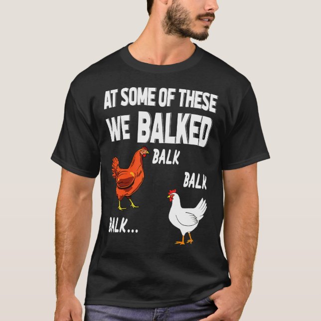 Av dessa balkade kycklingar t shirt (Framsida)