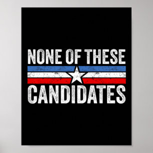 Av dessa kandidater 2024 Nikki Haley Nevada Biden Poster