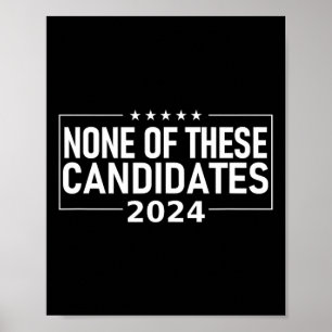 Av dessa kandidater 2024 Nikki Haley Nevada Biden Poster