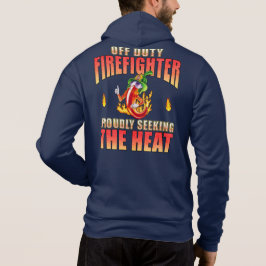Av Duty Firefighter Chili söker stolt värme T Shirt