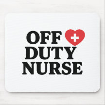 Av Duty Nurse Mouse Pad