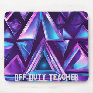 Av Duty Teacher HoloGraph Futuristiska Mouse Pad Musmatta