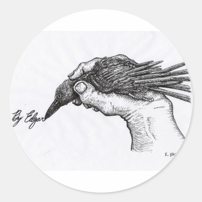 Av Edgar Runt Klistermärke (Framsida)