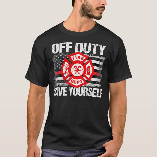 Av egen Spara, din egen brandsläckarfamilj - tunn T Shirt (Framsida)