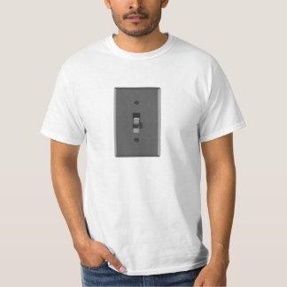 Av elektriskt ljust koppla tee shirt