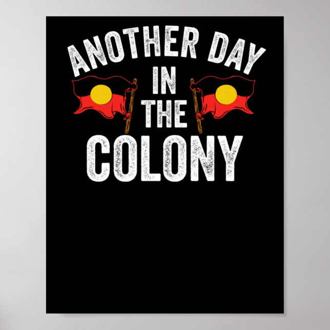 av en annan dag i kolonin - Australien Poster (Framsidan)