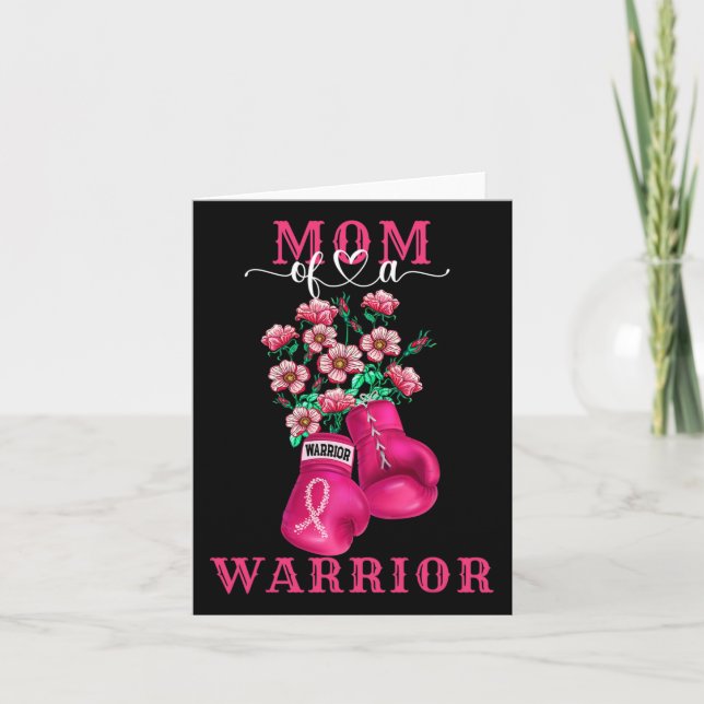 Av en Warrior Breast Cancer Awareness Support Squa Kort (Framsida)