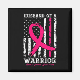 Av en Warrior Breast Cancer Awareness Support Squa Magnet