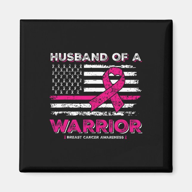 Av en Warrior Breast Cancer Awareness Support Squa Magnet (Framsidan)