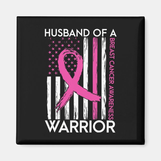 Av en Warrior Breast Cancer Awareness Support Squa Magnet (Framsidan)