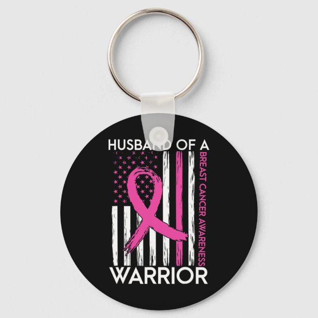 Av en Warrior Breast Cancer Awareness Support Squa Nyckelring (Framsida)
