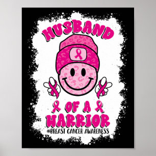 Av en Warrior Breast Cancer Awareness Support Squa Poster