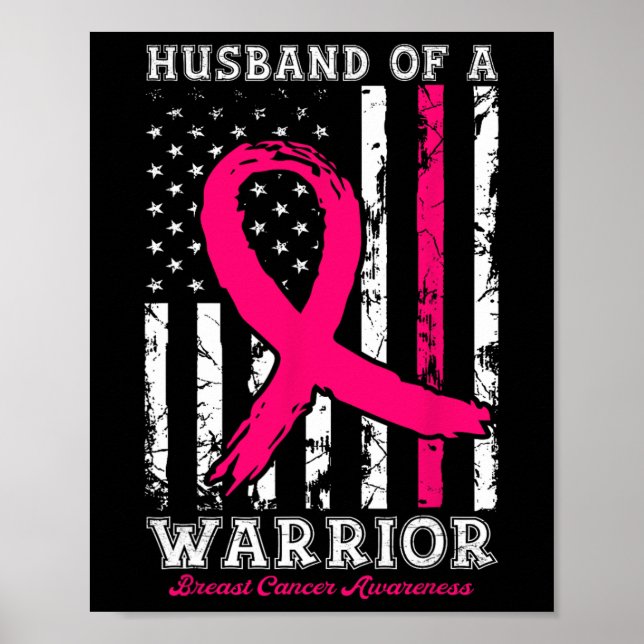 Av en Warrior Breast Cancer Awareness Support Squa Poster (Framsidan)