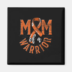 Av en Warrior Orange Ribbon Cancer Leukemia Awaren Magnet