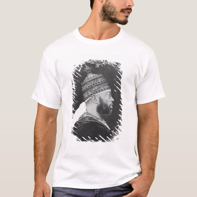 av Etiopien Menelik II T-shirt (Framsida)