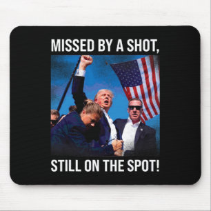 av ett historiskt ögonblick för Shot Donald Trump Musmatta
