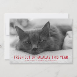 Av Falalas Sarcastic Funny Helgdagskort Julkort