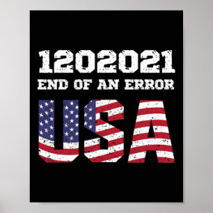 av felet Biden Harris-installationen 1202021 Jan Poster