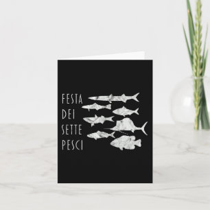 Av fisketyp T- Juli Kväll Sju 7 Italien Kort