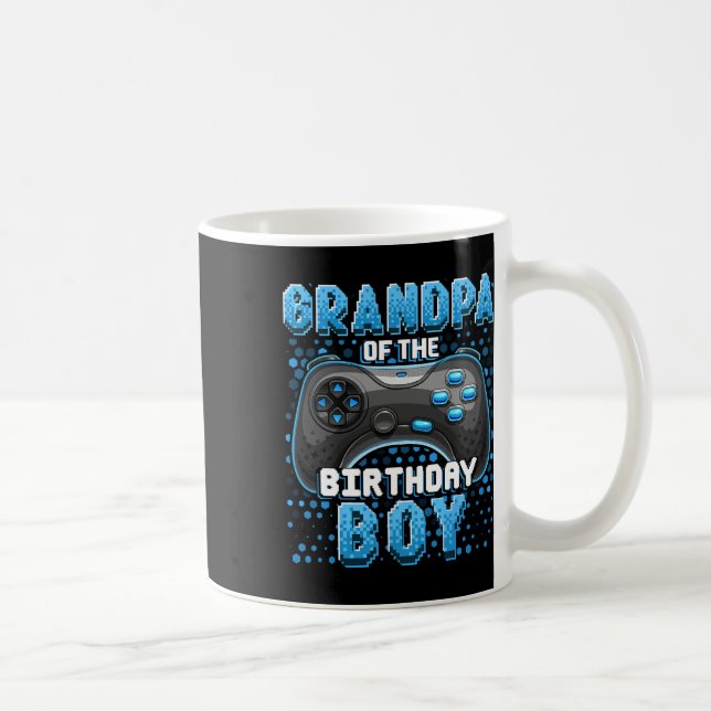 Av födelsedagspojken Matching Video Game Birthday  Kaffemugg (Höger)
