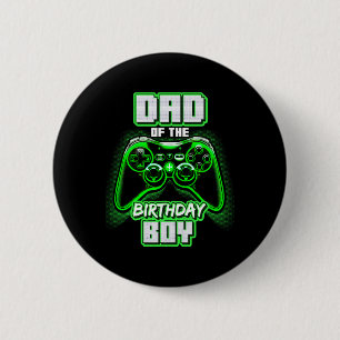 Av födelsedagspojken Matching Video Game Birthday  Knapp