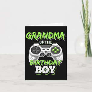 Av födelsedagspojken Matching Video Game Birthday Kort
