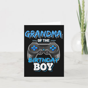 Av födelsedagspojken Matching Video Game Birthday Kort