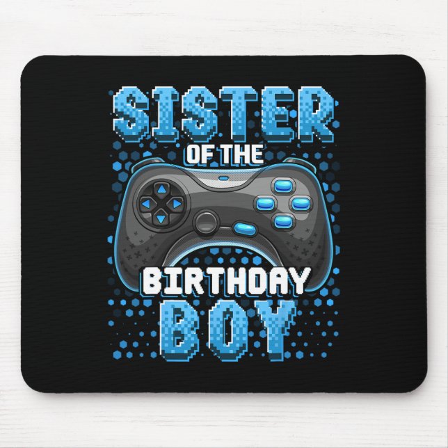 Av födelsedagspojken Matching Video Game Birthday  Musmatta (Framsidan)