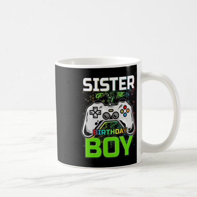 Av födelsedagspojkens ynka spelvideoklipp kaffemugg (Höger)