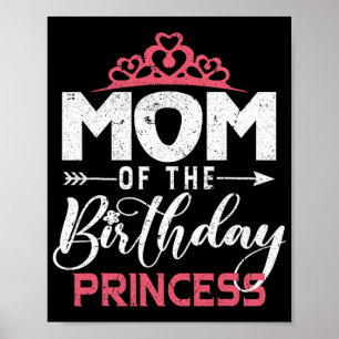 Av födelsedagstexten Princess Girl Funny Lycklig M Poster